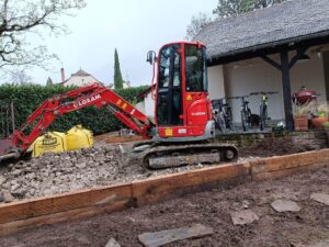 Agrandissement d’un parking sur les hauteurs de Marcillac Vallon près de Rodez